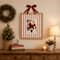 Ashland; 8" x 10" Santa Claus with Striped Mat Wall Décor in Wood Frame by Ashland®; Category:Bough & Berry; Image:7